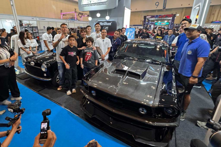 Ini Baru Karya Anak Bangsa, Restomod 'Ford Mustang' Milik Rifat Sungkar