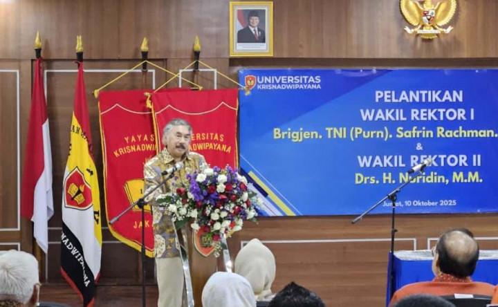 Universitas Krisnadwipayana Lantik Dua Wakil Rektor Baru