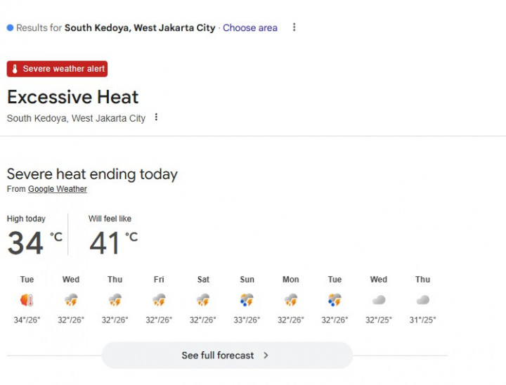 Di Google Ada Peringatan Excessive Heat, Apa Itu?