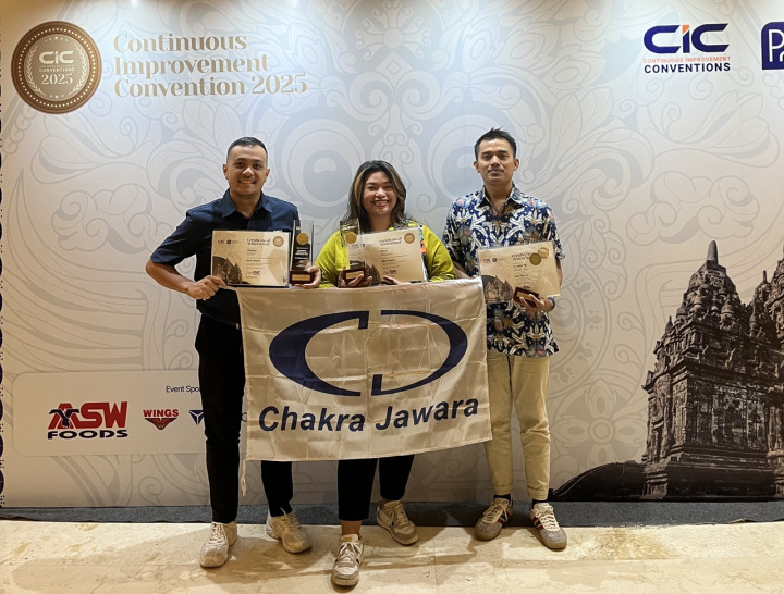 Chakra Jawara Raih 3 Penghargaan Continuous Improvement Convention 2025