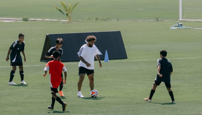 Marcelo berlatih bersama tim muda Bali United (baliutd.com)