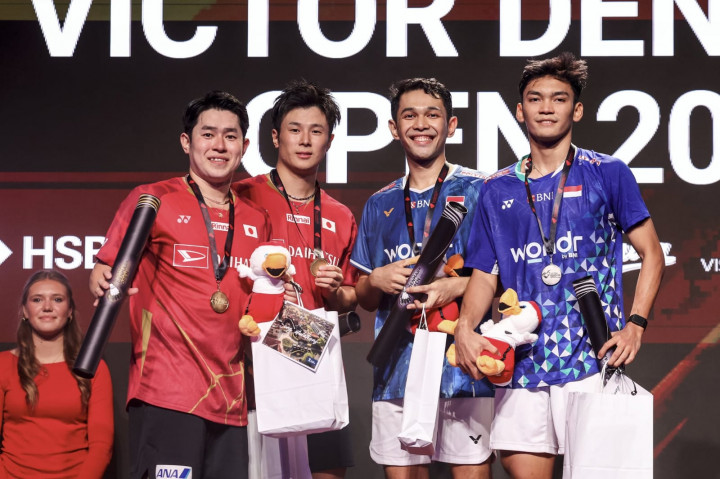 Hasil Final Denmark Open 2025: Fajar/Fikri Runner-up, Jonatan Christie Juara