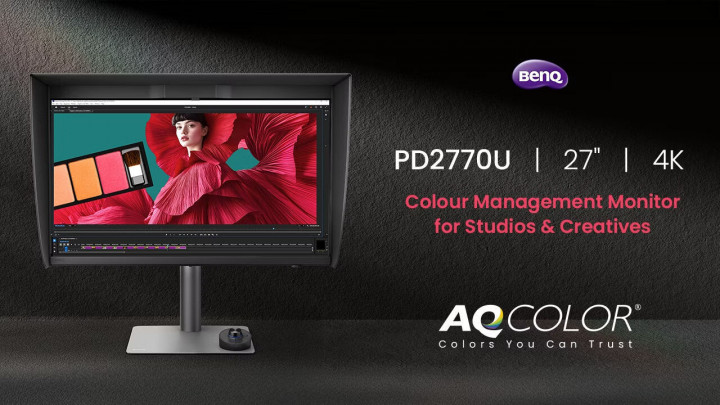 Monitor 4K BenQ PD2770U Tawarkan Akurasi Warna Studio Harga Terjangkau