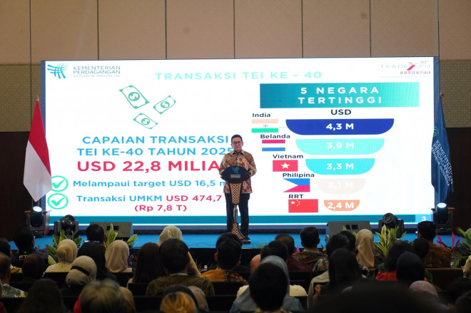Menteri Perdagangan Budi Santoso resmi menutup perhelatan Trade Expo Indonesia (TEI) ke-40 Tahun 2025 (Foto: istimewa)