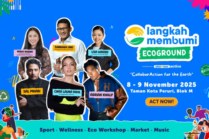 Blibli Tiket Action Gelar Langkah Membumi Ecoground 2025 dengan Konsep Baru
