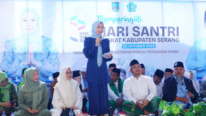 HSN 2025, Bupati Serang Tekankan Peran Santri Menuju Indonesia Emas