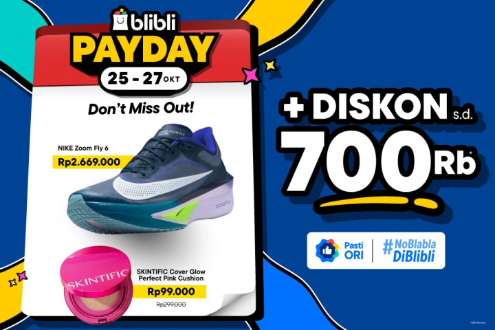 From Pay Day to Glow Day, Rayakan Momen Gajian di Blibli Pay Day
