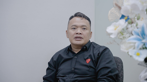 Direktur Keuangan PT Jhonlin Agro Raya Tbk, Temmy Iskandar.