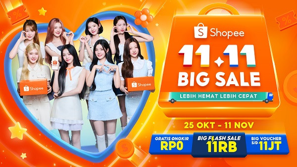 Tampilkan Pesona Fresh & Cheerful, Hearts2Hearts Curi Perhatian melalui Iklan Shopee 11.11 Big Sale!
