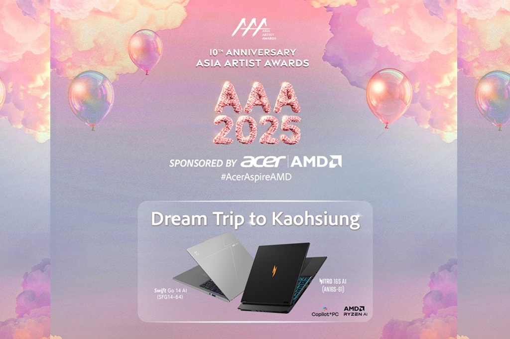 Acer Indonesia menghadirkan program Dream Trip to Kaohsiung bagi pelanggan untuk menyaksikan Asia Artist Awards 2025 secara langsung di Taiwan.