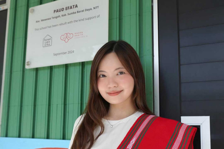 Konten Kreator Erika Richardo Bangun Dua Sekolah di Lombok