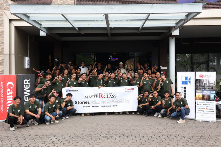 EOS R Wedding Masterclass 2025 Sumatra, Jangkau 150 Fotografer dan Videografer