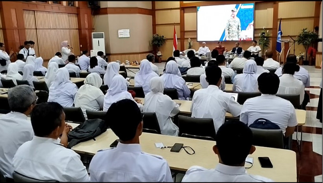 Pembukaan Pelatihan Bakal Calon Kepala Sekolah Sekolah Rakyat. Metro TV/Iwan Gumilar