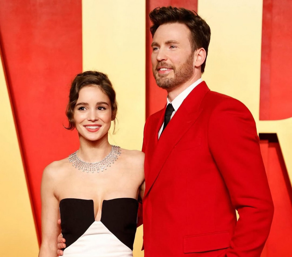 Alba Baptista & Chris Evans (Foto: Instagram @alba.baptista)