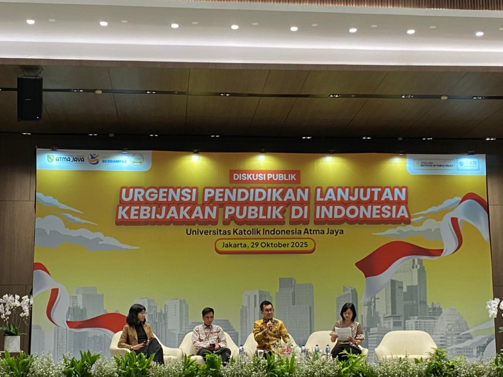 Diskusi Publik Urgensi Pendidikan Lanjutan Kebijakan Publik di Indonesia. Foto: Medcom