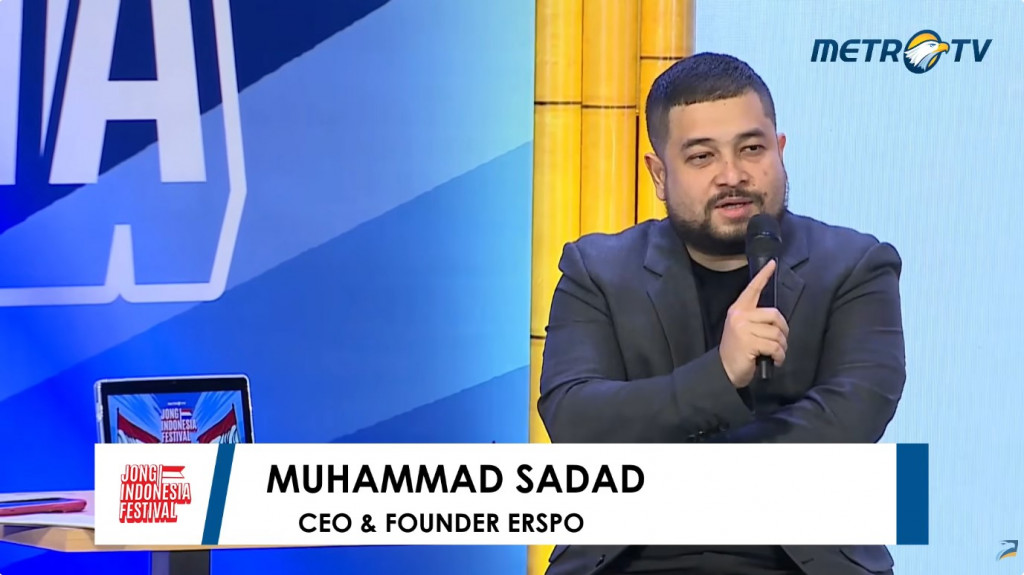 Founder Erigo dan Erspo, Muhammad Sadad. DOK Metro TV