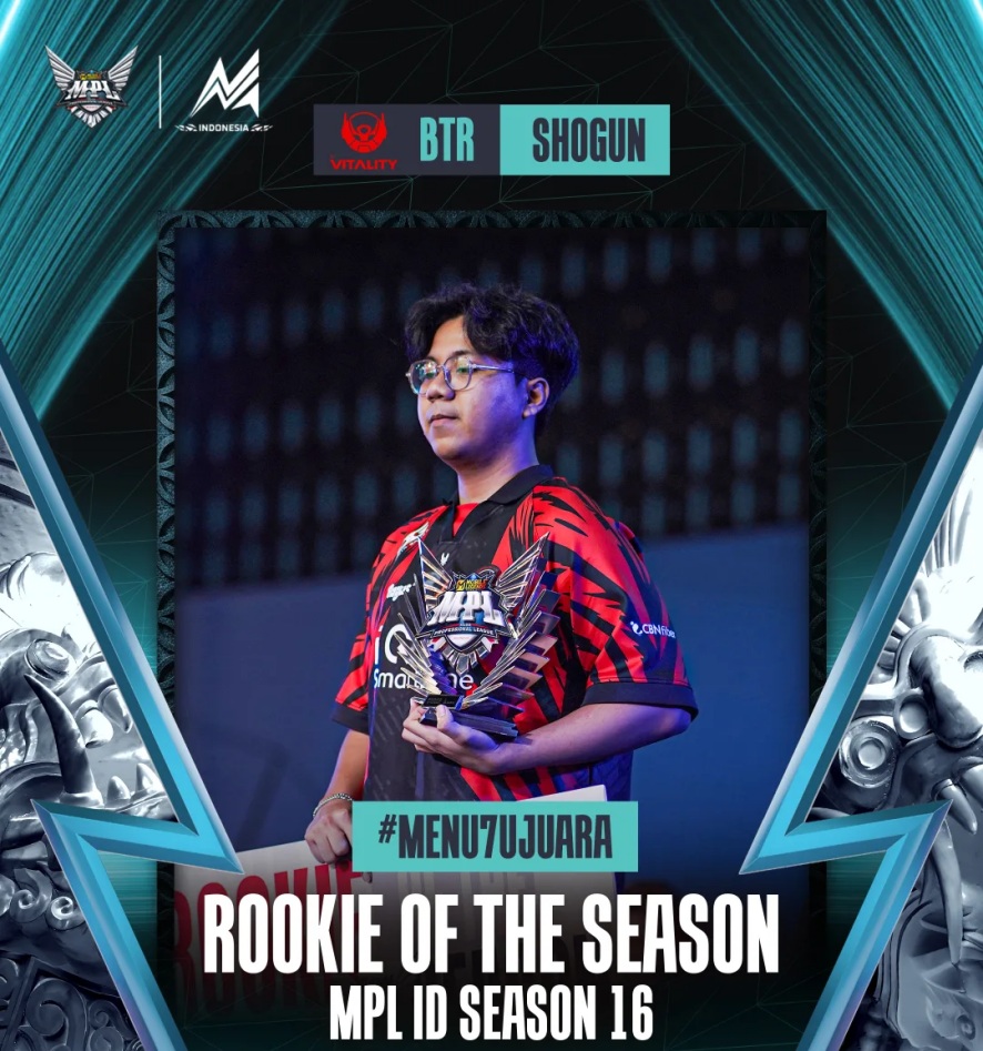 Shogun BTR Rookie of The Season MPL ID Season 16