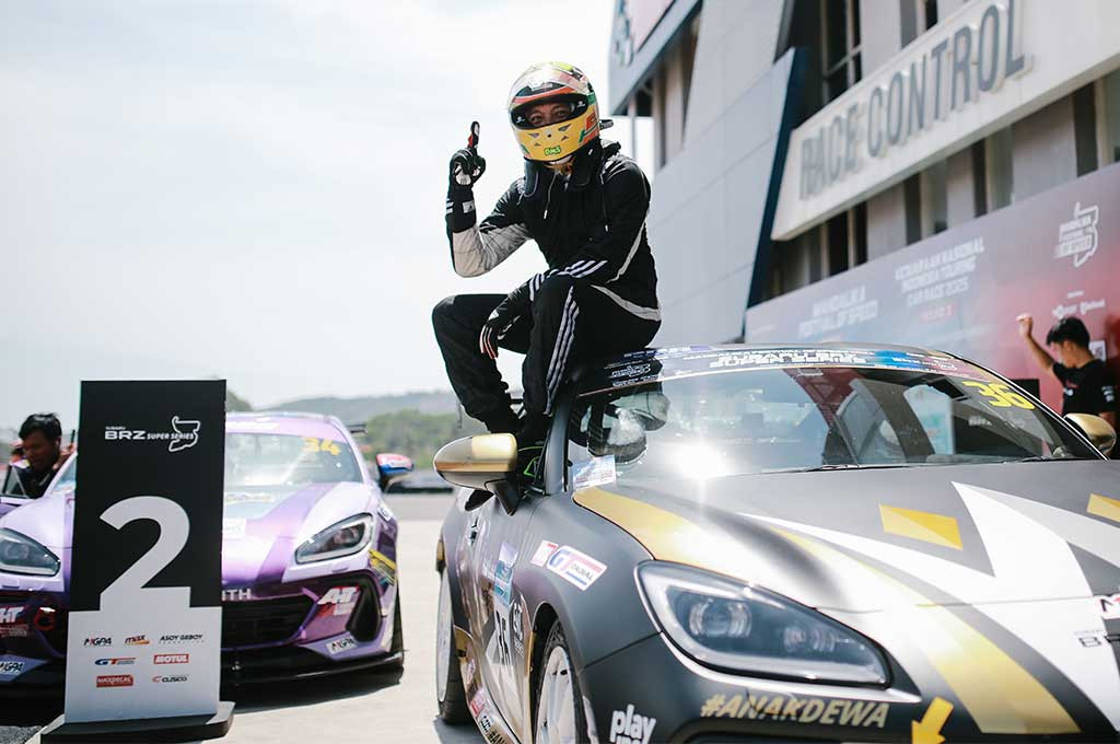 Demas Agil juara dua seri BRZ Super Series. BSS