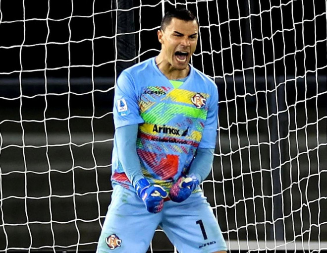 Kiper Cremonese, Emil Audero. dok instagram