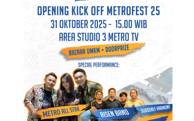 Kick-off Metrofest 2025. (Foto: Dok. Metro TV)