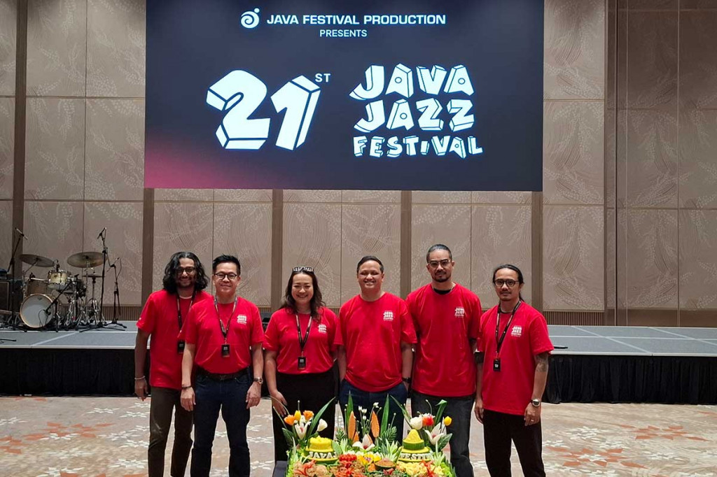 Jumpa pers venue baru Java Jazz Festival 2026 di NICE, PIK 2 Tangerang (Foto: Medcom/Basuki)