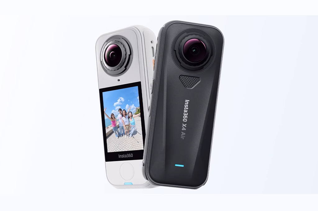 Insta360 menghadirkan model terbaru X4 Air dengan bobot hanya sekitar 165 gram.