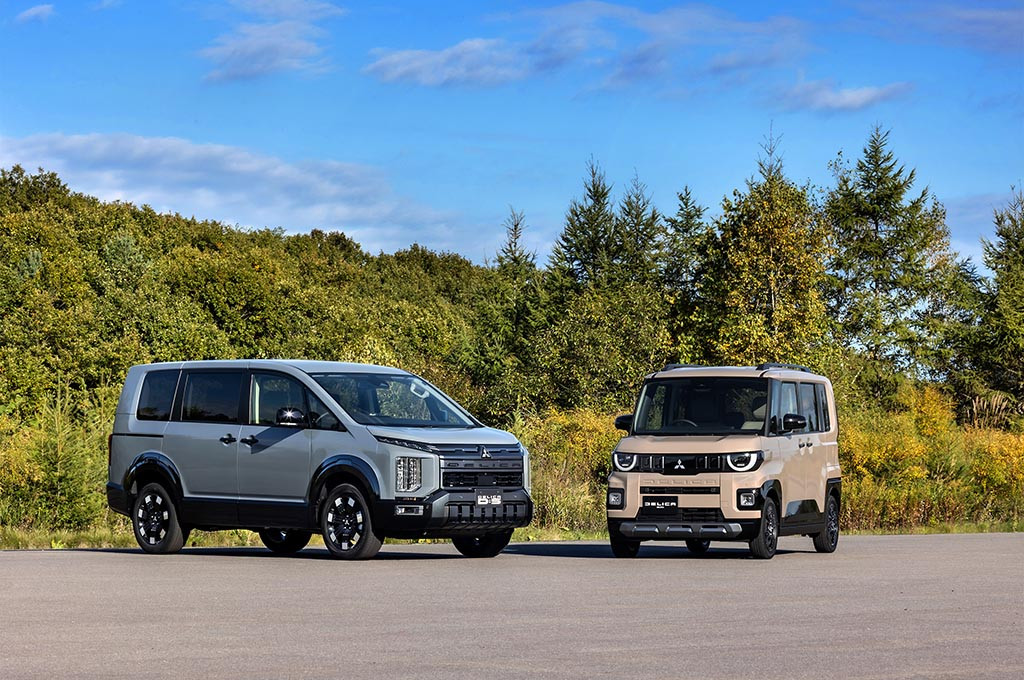Mitsubishi Delica D:5 dan Delica Mini. Mitsubishi