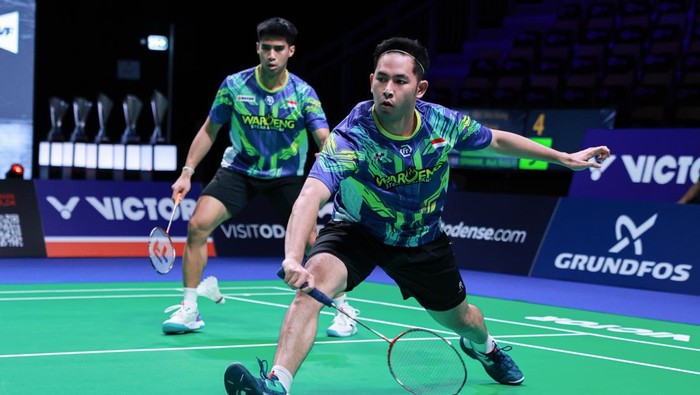 Sabar/Reza singkirkan unggulan pertama asal Malaysia di perempat final Hylo Open 2025-Dok PBSI