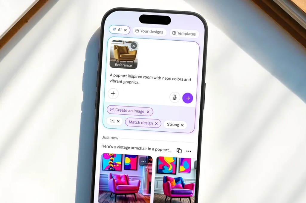 Begini cara menggunakan AI Canva untuk membuat gambar, video, teks, dan presenter otomatis dengan alat seperti Magic Media, Magic Write, dan D-ID AI Presenter.