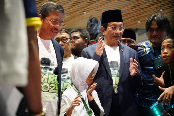 Menteri Agama bersama peserta MRC 2025. Foto: Kemenag