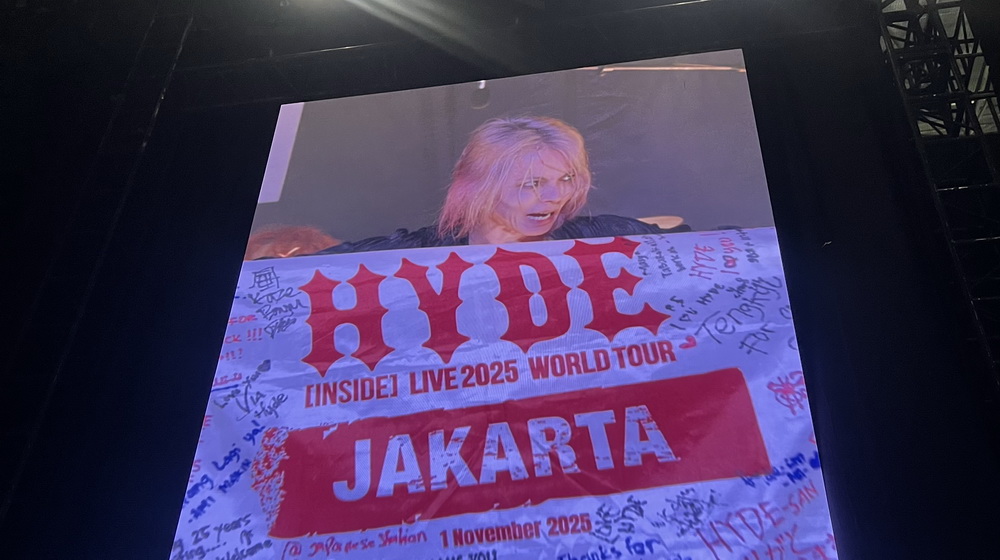 Konser Hyde Jakarta (Foto: Medcom/Ratu)