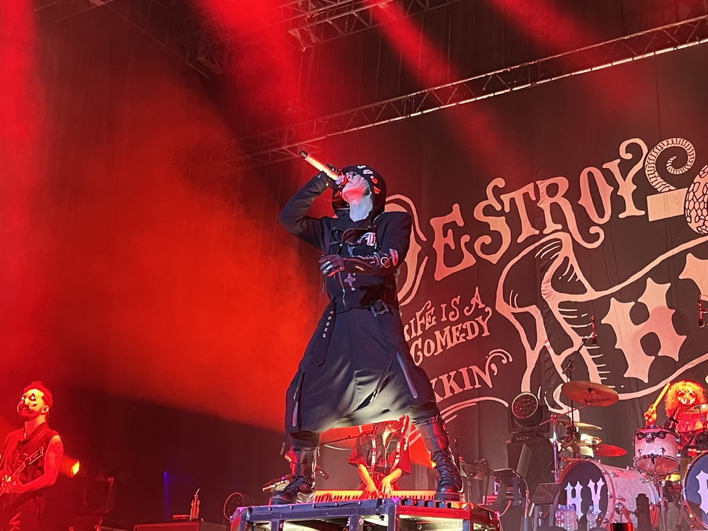 Konser HYDE di Jakarta (Foto: Medcom/Ratu)