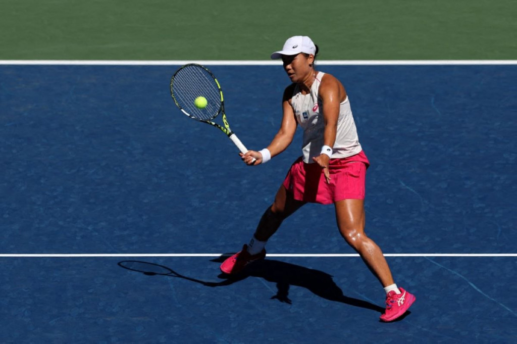 Janice Tjen. (Foto: Dok. AFP/Clive Brunskill)