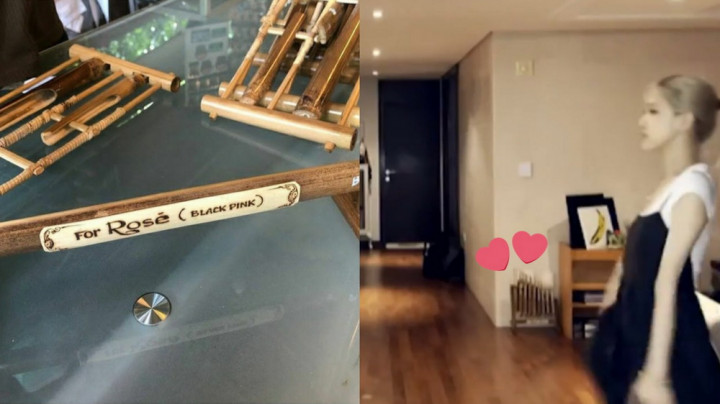 Angklung Pemberian Fans dari Saung Udjo Jadi Pajangan di Rumah Rosé BLACKPINK