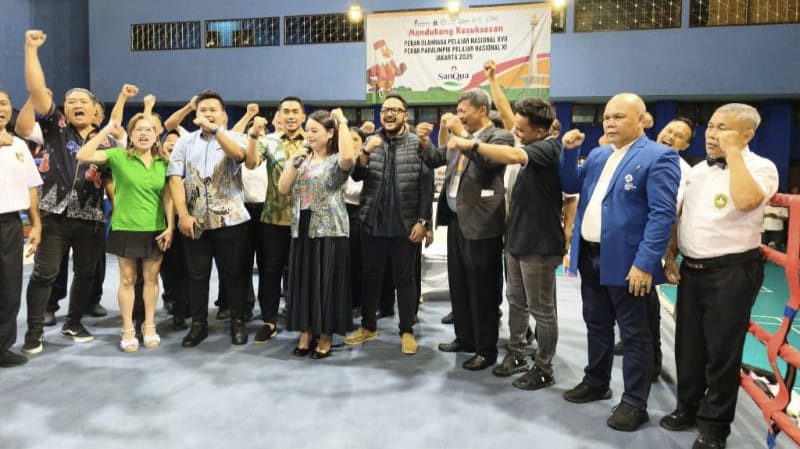 Suasana kunjungan PP Pertina di POPNAS 2025. (Foto: Istimewa)