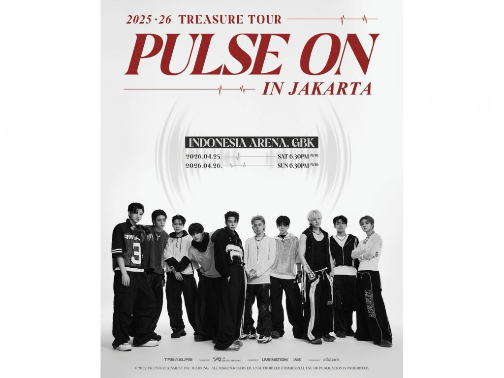 Konser TREASURE di Jakarta 2026 (Foto: X/ime_indonesia)