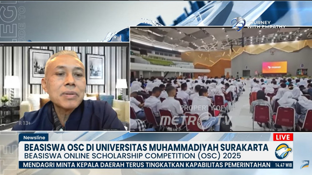 Rektor UMS, Harun Joko Prayitno. Foto: Metro TV