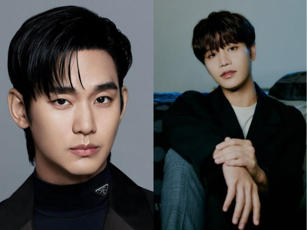 Kim Soo-hyun dan Taeil eks NCT (Foto: Instagram/X)