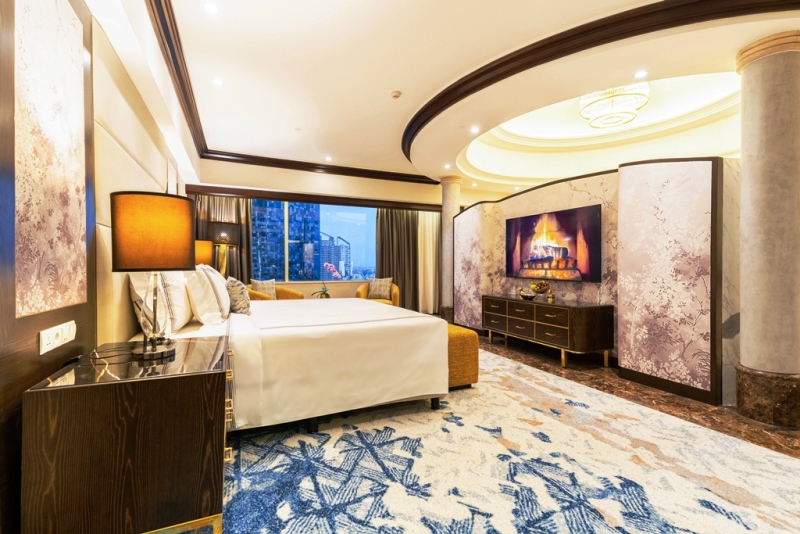 Casablanca Suite merupakan penthouse ikonik yang baru saja direnovasi dan menjadi satu-satunya tipe kamar paling eksklusif di Wyndham. Dok. Ist