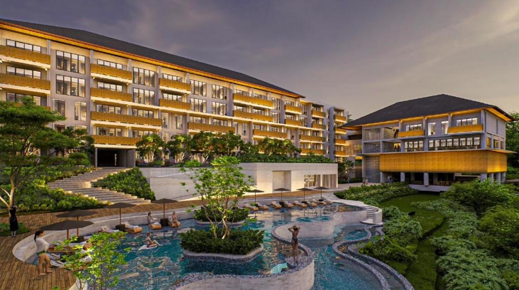Ilustrasi eksterior Hotel Indigo Bali Ubud. Foto: IHG Hotels & Resorts
