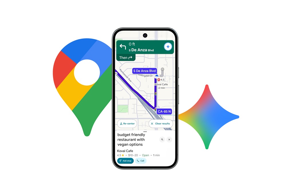 Google mengumumkan pembaruan mengusung integrasi AI Gemini ke Google Maps.