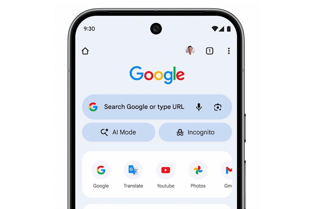 Google mempermudah akses ke fitur AI di browser Chrome dengan menghadirkan pintasan khusus AI Mode.
