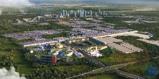 Cinity mencakup kawasan hunian, bisnis, komersial, dan hiburan. Foto: Cinity