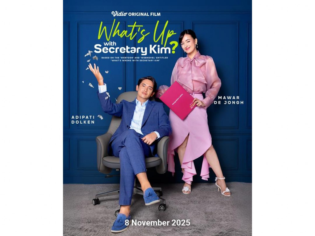 Poster Film What’s Up with Secretary Kim? (Foto: Vidio)