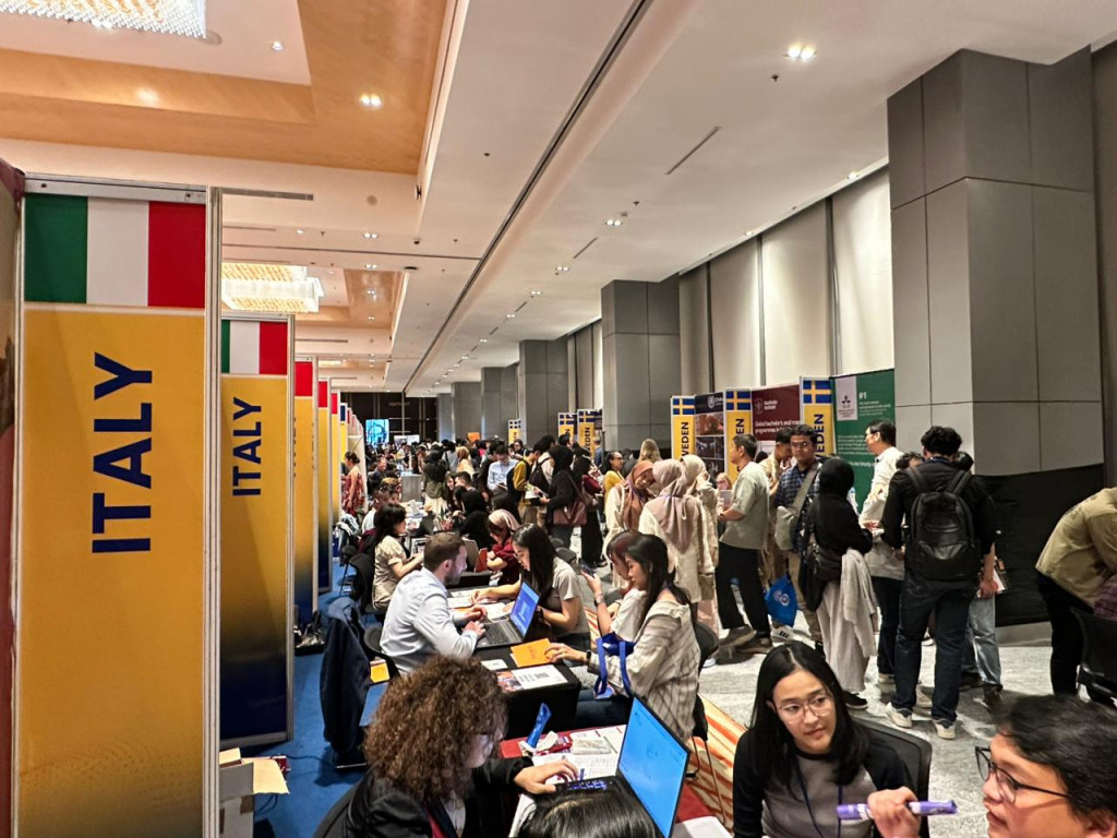 Suasana Pameran EHEF 2025. Foto: Medcom/Citra Larasati