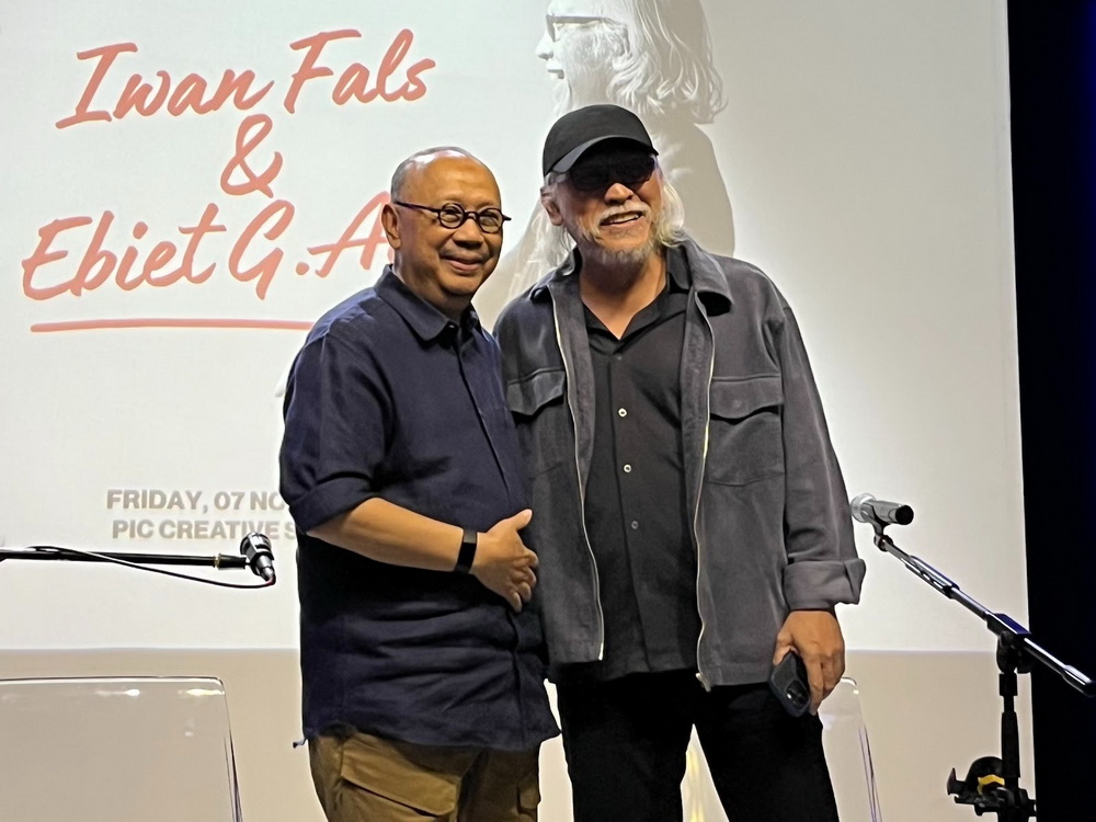 Ebiet G. Ade & Iwan Fals (Foto: Medcom/Ratu)