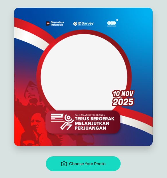 Twibbon Hari Pahlawan 2025. DOK