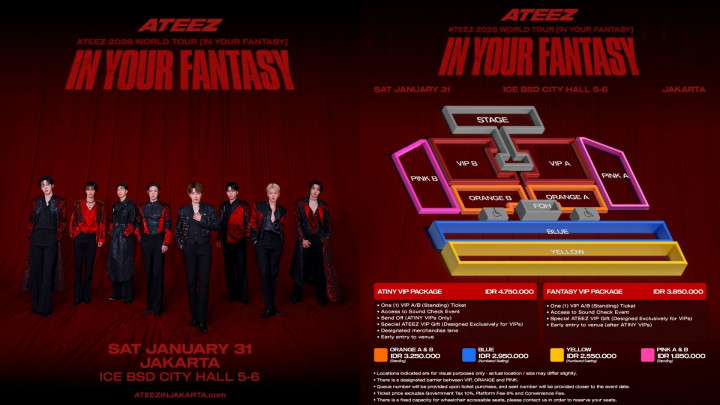Harga Tiket Konser ATEEZ di Indonesia, Termahal Melebihi UMP Jakarta!