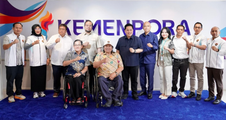 Menpora Erick Terima Ketua NPC dan CdM Asean Para Games 2026 Thailand