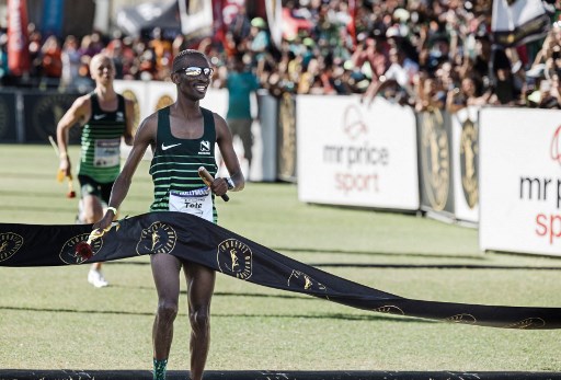 Suasana ajang Comrades Marathon 2023 di Afrika Selatan. (RAJESH JANTILAL / AFP)